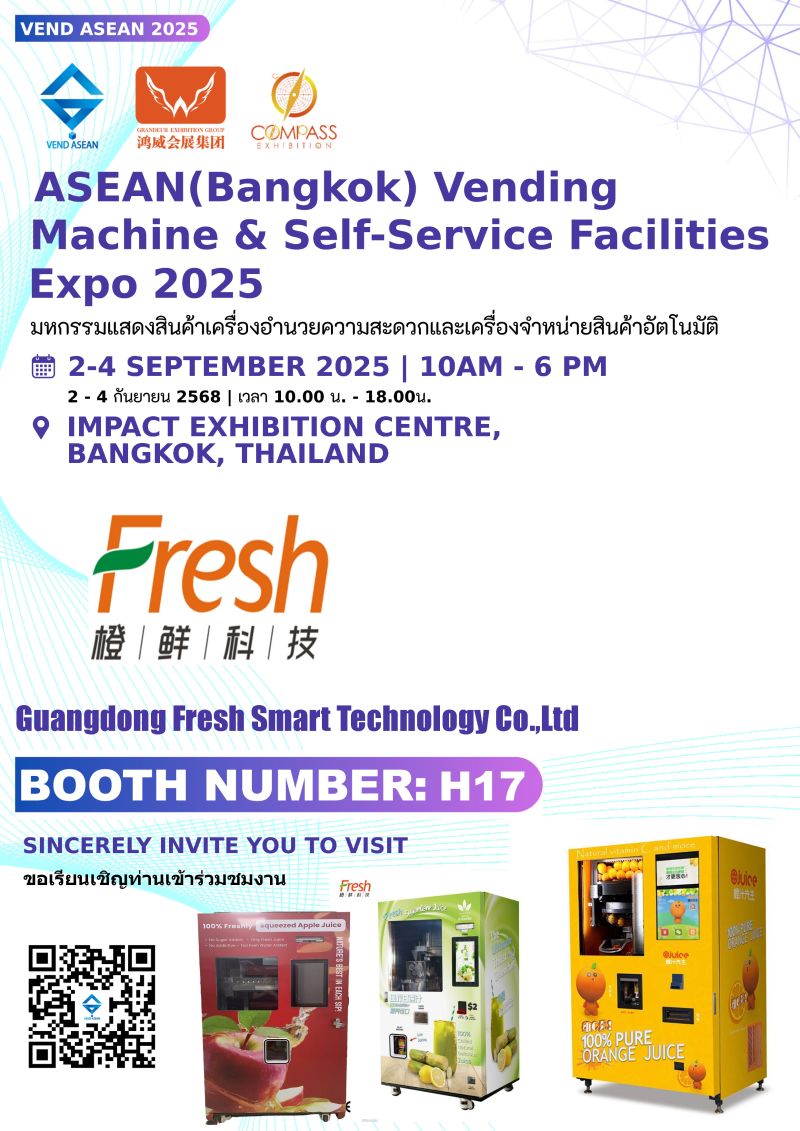 Welcoming Guangdong Fresh Smart Technology Co.,Ltd​ to the VEND ASEAN 2025