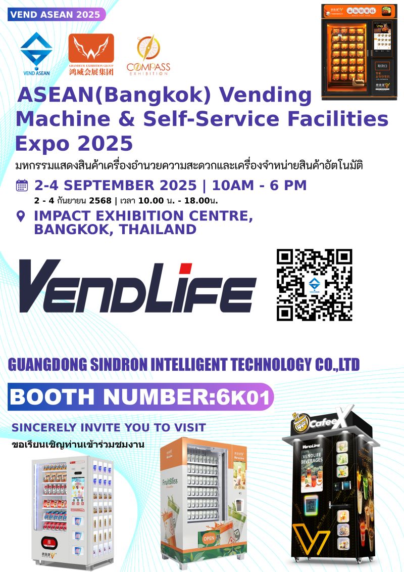 Welcoming GUANGDONG SINDRON INTELLIGENT TECHNOLOGY CO.,LTD to the VEND ASEAN 2025